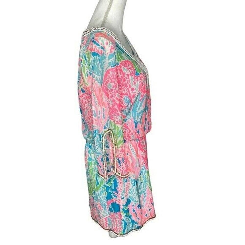 Lilly Pulitzer Delisa Dress Let's Cha Cha Size S - Picture 5 of 13